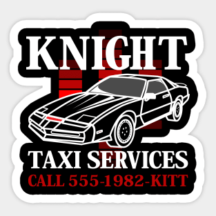 Knight Taxi Services Sticker